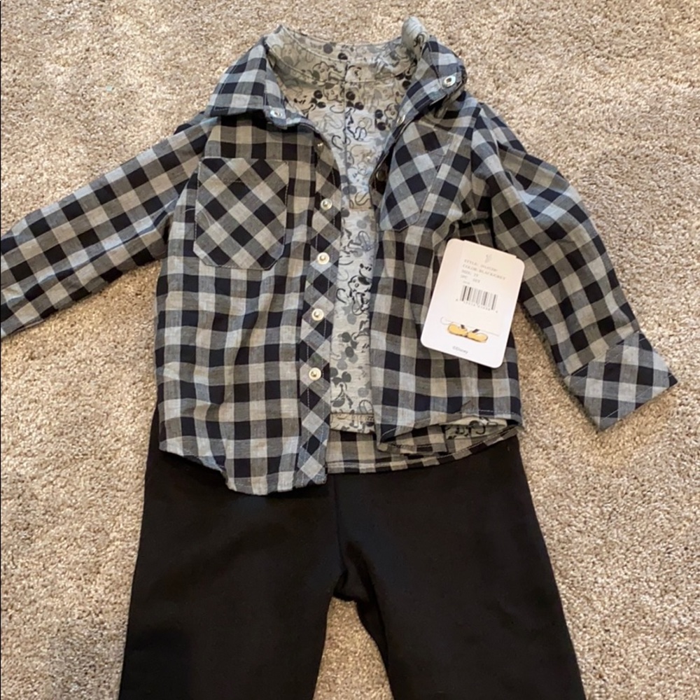 NWT Little Brother Mickey Checker Set
